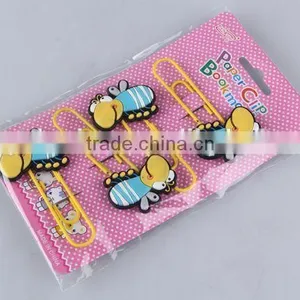 4PC Flower/ Honeybee Shape Large Paper Clip thumbnail-2