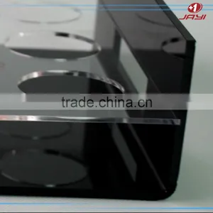 Plastic Tray With Cup Holder,hot Sale Acrylic Coffee Cup Holder Tray thumbnail-6