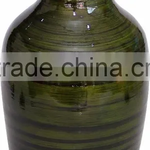 Spun Bamboo Vases, Decorative Flower Vases With Lacquer Finish thumbnail-5