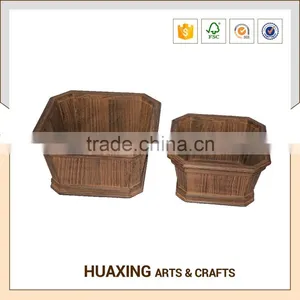 Fashion Design Garden Wooden Flower Pot for Planting thumbnail-5