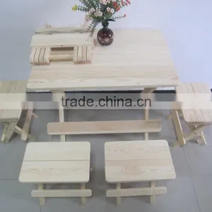 Heavy-duty Space-saving Dining Table and Chairs thumbnail-5