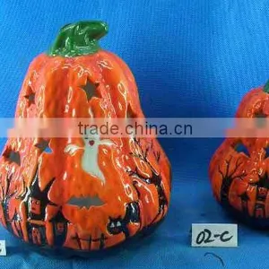 Ceramic Halloween Pumpkin thumbnail-5