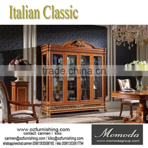 YB62 Home Use European Classical Living Room Furniture Wall Wine Cabinet thumbnail-5