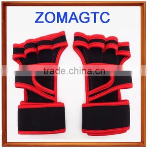 Gym Gloves Gym Exercise Leather Weight Gloves thumbnail-1
