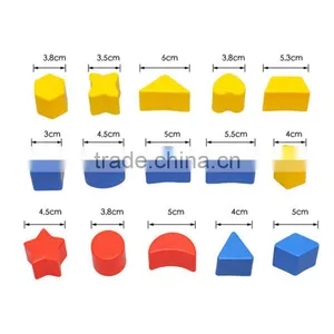 Promotional Kids Plastic Educational Blocks Combined Paired Blocks for Preschool thumbnail-4