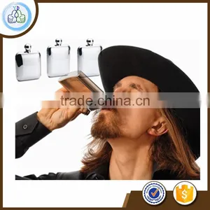 2016 Outdoor New Hip Flask 6oz Mini Stainless Steel Hip Flask Round Medium thumbnail-1