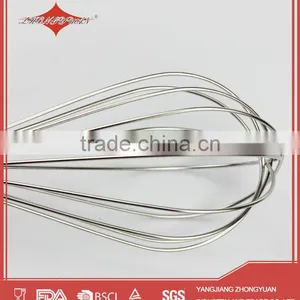 ZY-C1043 Kitchen Tools Manual Stainless Steel Egg Beater With PS Handle thumbnail-4
