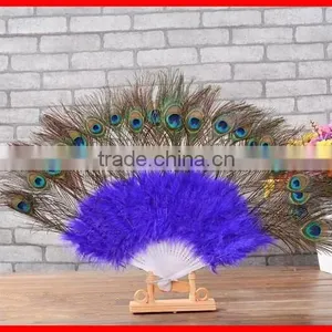 Promotional Peacock Feather Fan thumbnail-5
