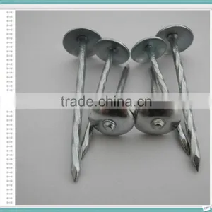 Umbrella Head Galvanized Roofing Nails With Rubber Washer thumbnail-2