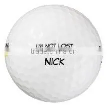 Printed Logo Tournament Ball Golf Range Ball Gift Ball thumbnail-3