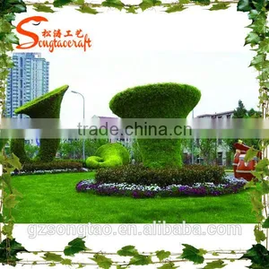 Heart Style , Grass Artificial Human/animal New Design Boxwood Topiary Sculpture thumbnail-2