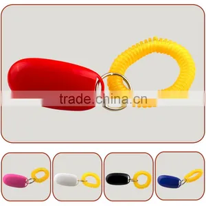 Dog Pet Click Clicker Training Obedience Agility Trainer Aid Wrist Strap thumbnail-5