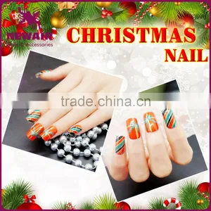 2017 New Design Christmas Fake Nails Nail Art Design thumbnail-1