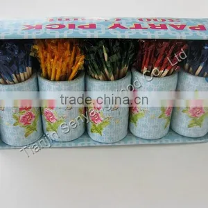 High Quality Mint Umbrella Cocktail Party Toothpicks thumbnail-2