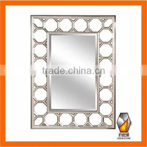 Modern PU Art Deco Wall Mirror thumbnail-1