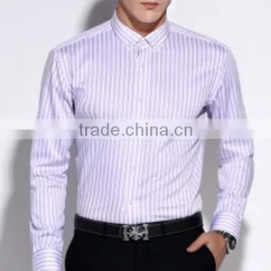 Oem Clothing Factories in China Man Check DP Stripes Dress Shirts thumbnail-1