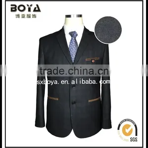 2015 Hot Sale Mens Blazer With Two Placket Resin Buttons thumbnail-2