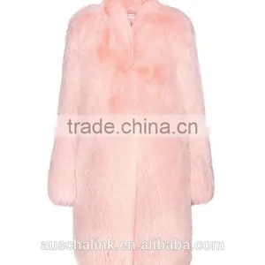 2016 Best Selling Winter Women Pink Sexy Fox Fur Coat OEM Service thumbnail-4