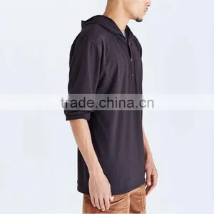 Wholesale Thin Plain Solid Pullover Hoodies no Brand Name Hoodies thumbnail-2