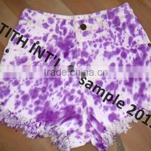 Studded Denim Shorts thumbnail-6