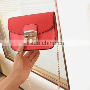 Zm50331b Women Lock Catch Single Shoulder Bag New Style Fashion Simple Dull Polish Small Bags thumbnail-5
