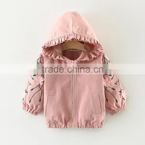 Zm11669a 2018 New Arrivals Wholesale Children's Boutique Clothing Girls Lovely Coat thumbnail-2