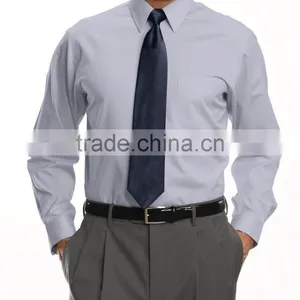 2015 Men Contrast Collar Latest Style Cotton Custom Dress Shirt thumbnail-3