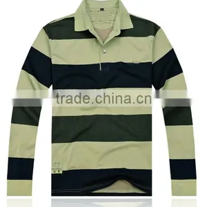 New Fashion Autumn and Winter Men's Striped Polo Shirt Brand Long Sleeved Striped MENS Polo Shirt M/3XL CUSTOMED thumbnail-5