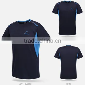 Men Breathable Sweat Plain T-shirts/women Sport Dri Fit Custom T-shirt thumbnail-3