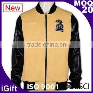Plus Size Cusotmized Mens Bomber Jacket thumbnail-1