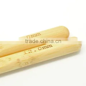 Wholesale Top Quality Natural Bamboo Crochet Hooks thumbnail-3