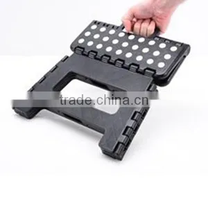 Portable Plastic Black Folding Step Stool thumbnail-4