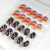 3D Cool Twill Spiky False Nail Polka DotSilicone Artificial Nail Colorful thumbnail-1