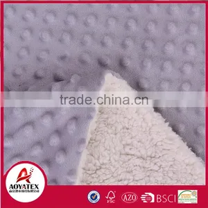 100 Polyester Fleece Solid Micromink Blanket Backside Sherpa thumbnail-4