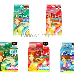 Underarm Pads ( Health Product ) Strong Absorvency, Deodorant Effect, Cooling Effect, Made in Japan Wholesale thumbnail-1