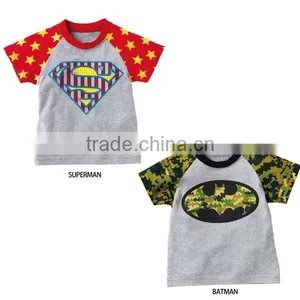 Fashion Superman Sleeveless Short Sleeve Casual Baby T-shirt thumbnail-3