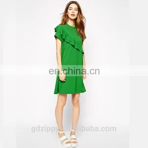 China Dressses Women Shift Dress in Green thumbnail-2
