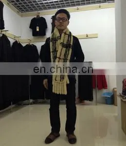 2017 Natural Rex Rabbit Fur Scarf Handsome Rex Rabbit Fur Scarf Accept OEM Real Fur Scarf thumbnail-3