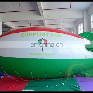 Best Quality 0.18mm PVC Inflatable Helium Zeppelin Balloon Advertising Airplane Blimp For Sale thumbnail-1