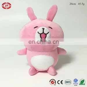 Pink Bunny Plush Stuffed Foam Beads Soft Keychain With Sucker thumbnail-1