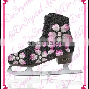 Aidocrystal High Quatity Handmade Crystal Ice Skating Shoes,ice Figure Skate Sport Shoes thumbnail-1