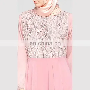 High Quality Chiffon Muslim Dress 2016 Latest Design Women Jubah Abaya Dubai thumbnail-6