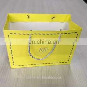 Nylon Rope Thick Shopping Bag for Sexy Women Evening Dress Bag Can do Company Slogan Embossed thumbnail-1