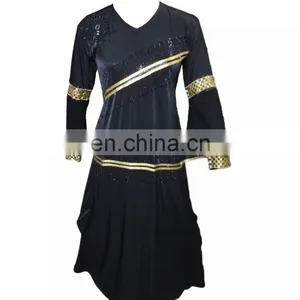 Designer Collections Dubai Burkha With Diamond Stone Work / Casual Daily Occasion Wear Abaya For Women (dubai Abaya 2017) thumbnail-1