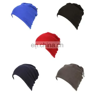 Knitted Polar Fleece Multifunction Beanie Winter Neck Warmer Outdoor Hat thumbnail-6