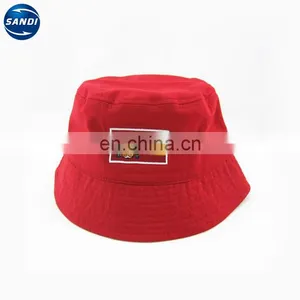 Promotional Plain Custom Sun Bucket Cap With LOGO thumbnail-3