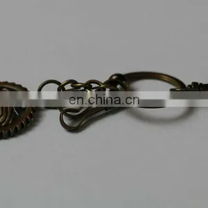Wholesale Customized Badminton Racket Shaped Keychain/keyring thumbnail-3