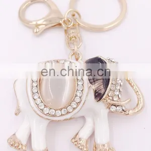 Fashion Elephant Keychain Pendant Colorful Key Chain Bag Car Key Chain thumbnail-5