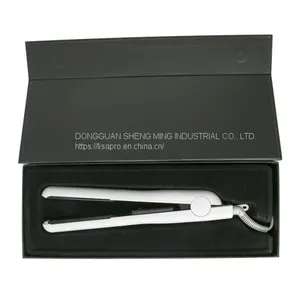 Private Label Hair Tools Tourmaline Ceramic Coated Plate Flat Iron thumbnail-5