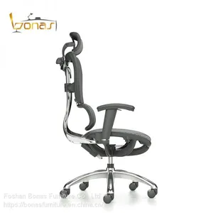 High Quality Executive Mesh Ergonomic Office Chair With Headrest for Boss thumbnail-3